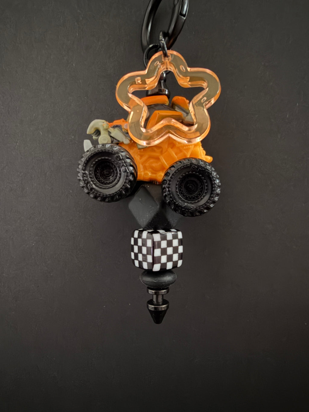Personalized Monster Jam Mini Keychain & Bag Charm