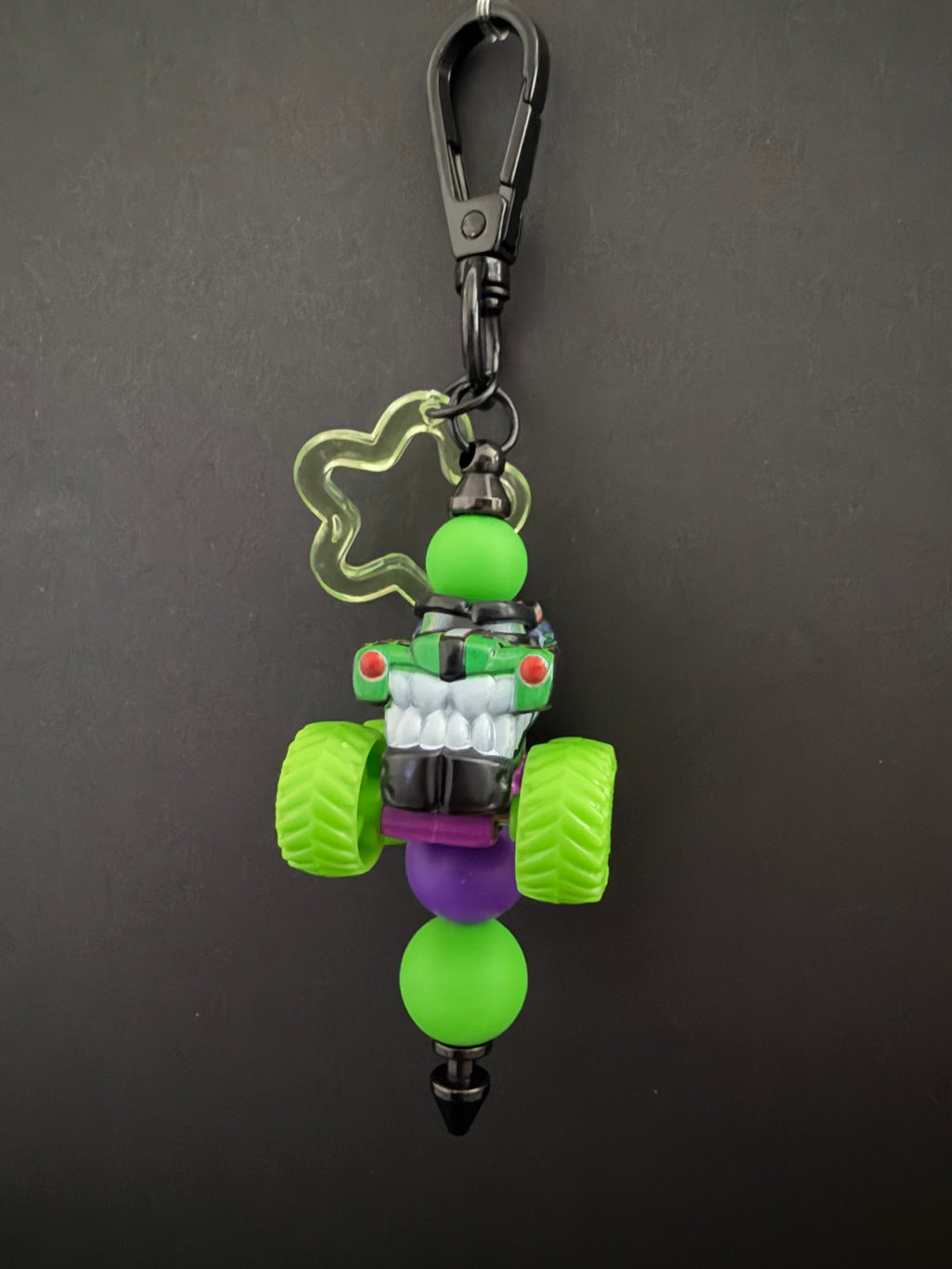 Personalized Monster Jam Mini Keychain & Bag Charm
