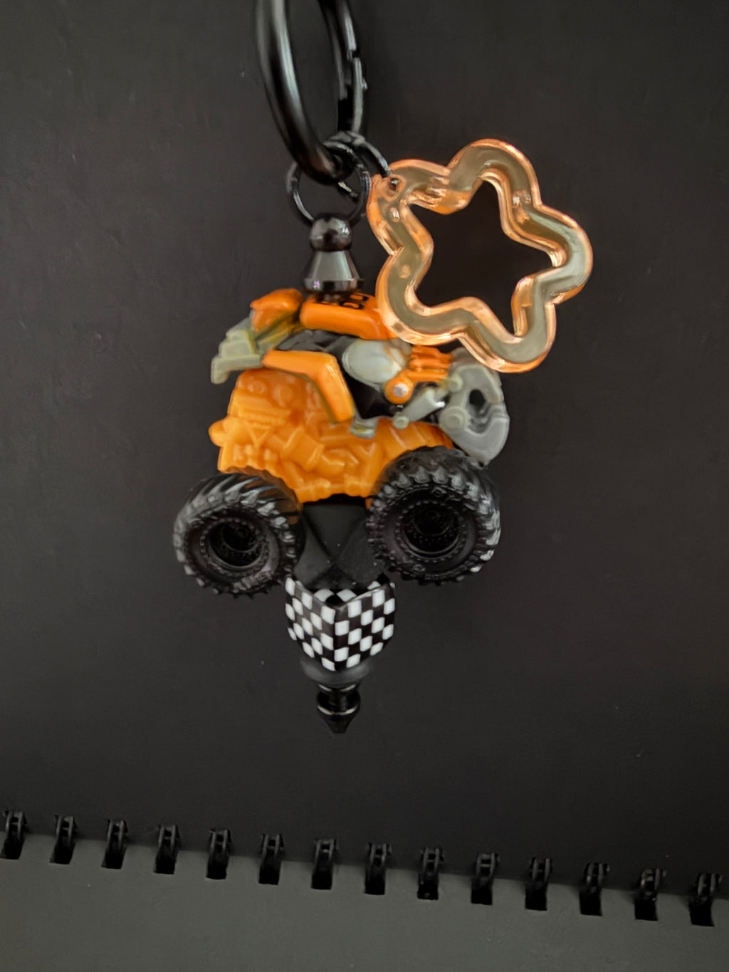 Personalized Monster Jam Mini Keychain & Bag Charm