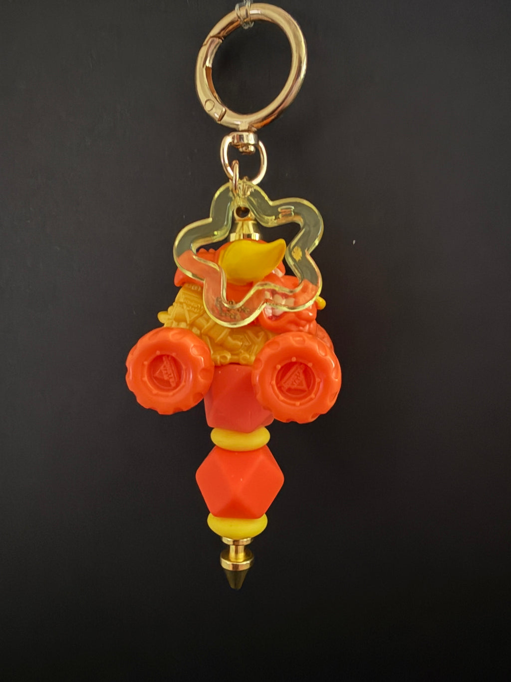 Personalized Monster Jam Mini Keychain & Bag Charm
