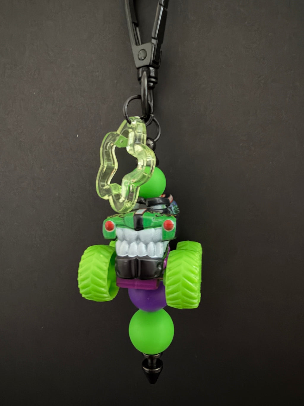 Personalized Monster Jam Mini Keychain & Bag Charm