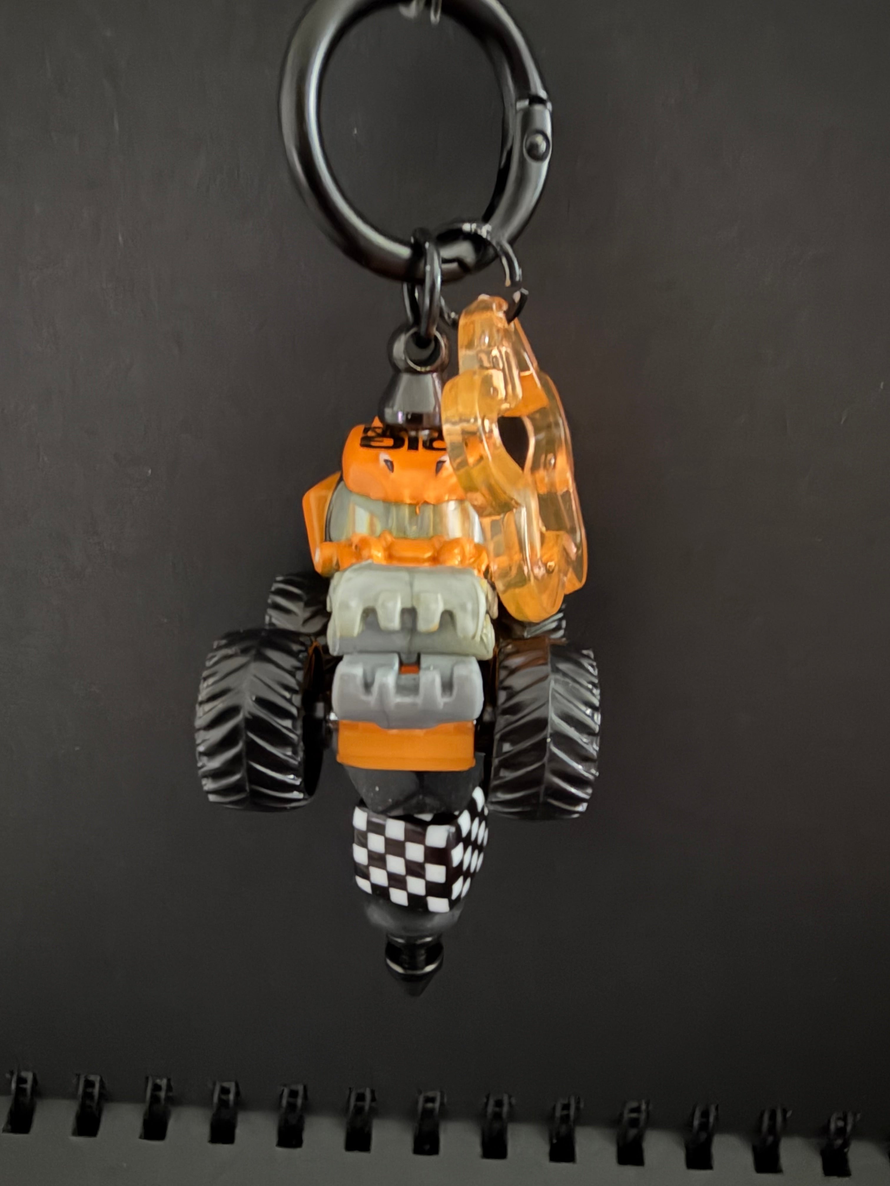 Personalized Monster Jam Mini Keychain & Bag Charm