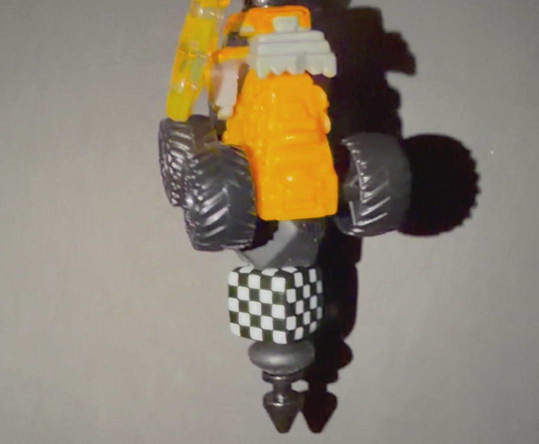 Personalized Monster Jam Mini Keychain & Bag Charm